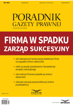 Firma w spadku - zarząd...