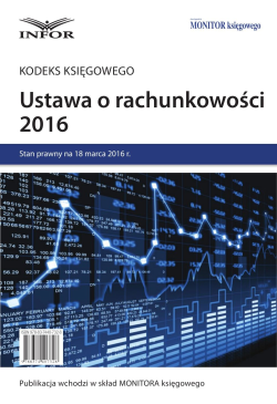 Ustawa o rachunkowości 2016...