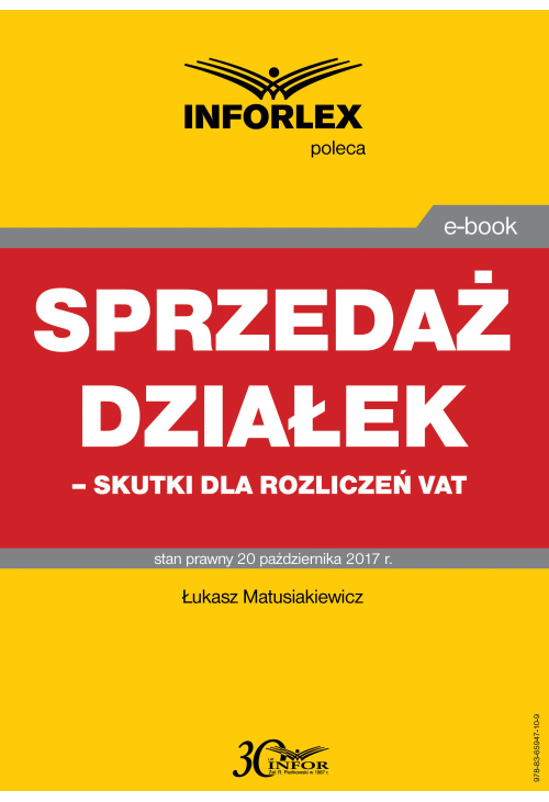 Sprzedaż działek - skutki dla rozliczeń VAT