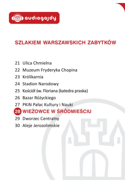 Wieżowce w Śródmieściu....