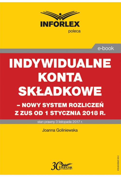 Indywidualne konta składkowe - nowy system rozliczeń z ZUS od 1 stycznia 2018