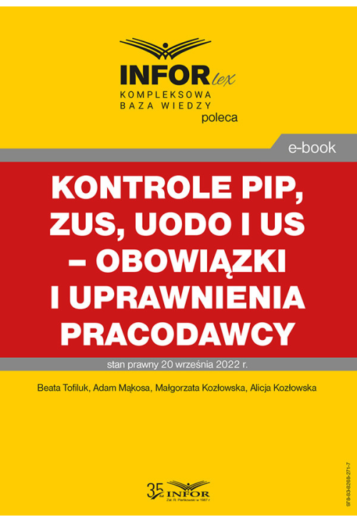 Kontrole PIP, ZUS, UODO i US - obowiązki i uprawnienia pracodawcy