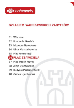 Plac Zbawiciela. Szlakiem...