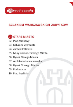 Stare Miasto. Szlakiem...