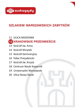 Krakowskie Przedmieście....