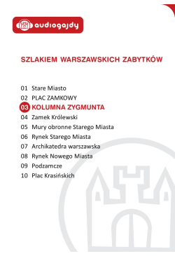 Kolumna Zygmunta. Szlakiem...