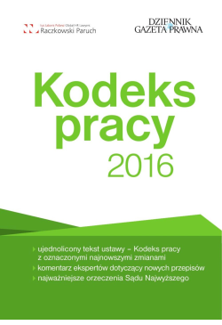 Kodeks pracy 2016