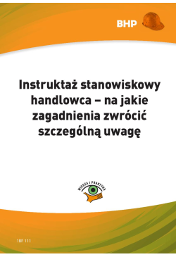 Instruktaż stanowiskowy...