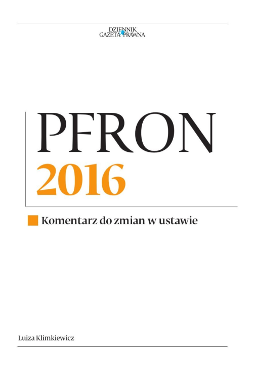 PFRON 2016. Komentarz do zmian w ustawie