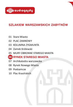 Rynek Starego Miasta....