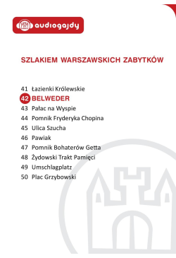 Belweder. Szlakiem...