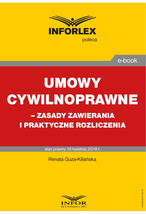 Umowy cywilnoprawne - zasady zawierania i praktyczne rozliczenia