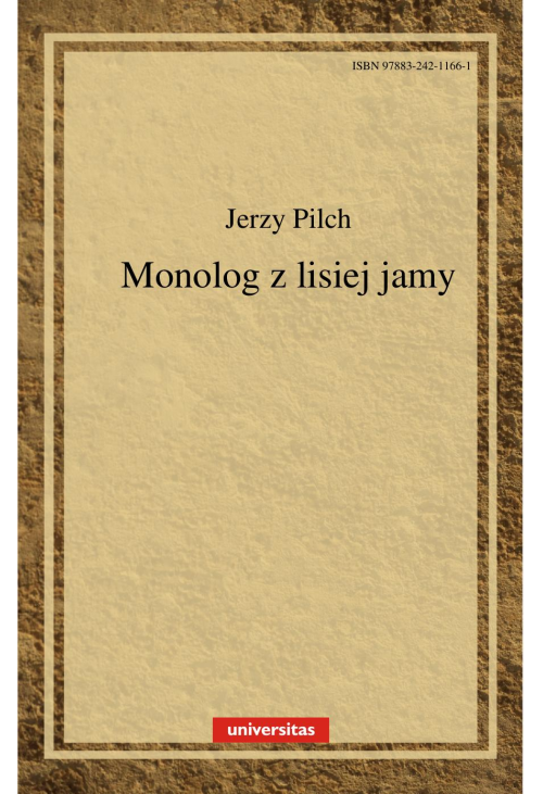 Monolog z lisiej jamy