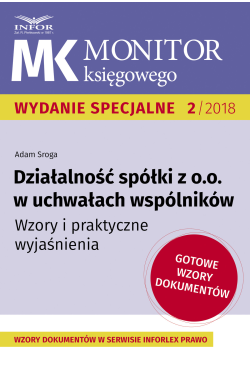 Działalność spółki z o.o. w...
