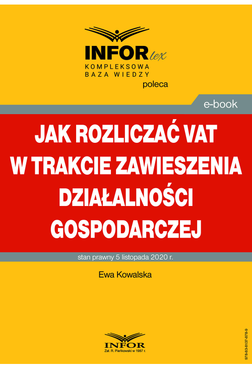 Jak rozliczać VAT w trakcie zawieszenia działalności gospodarczej
