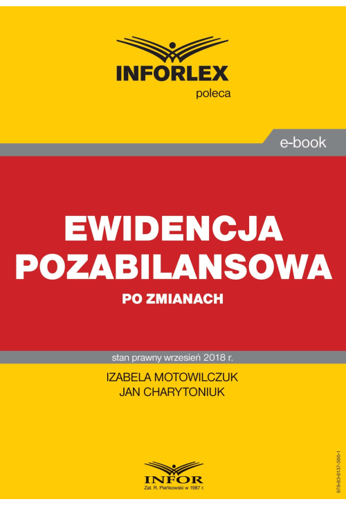Ewidencja pozabilansowa po zmianach