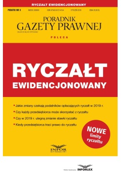 Ryczałt ewidencjonowany