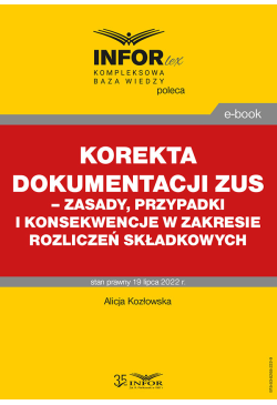 Korekta dokumentacji ZUS -...