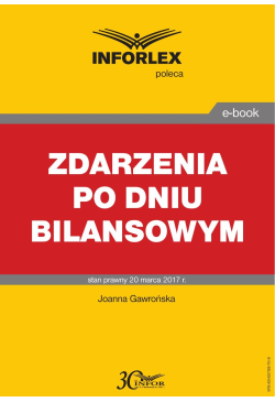 ZDARZENIA PO DNIU BILANSOWYM