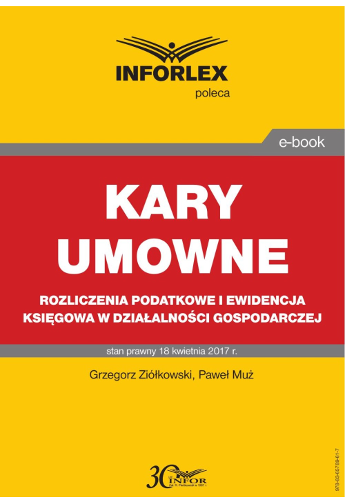KARY UMOWNE  rozliczenia podatkowe i ewidencja księgowa w działalności gospodarczej