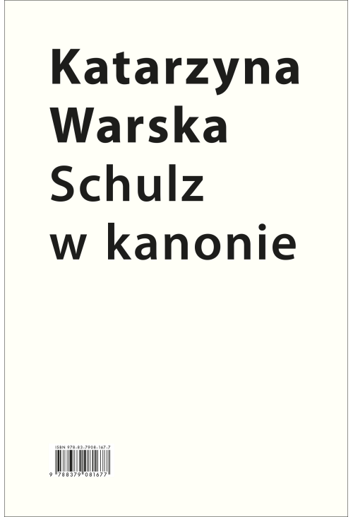 Schulz w kanonie. Recepcja szkolna w latach 1945-2018