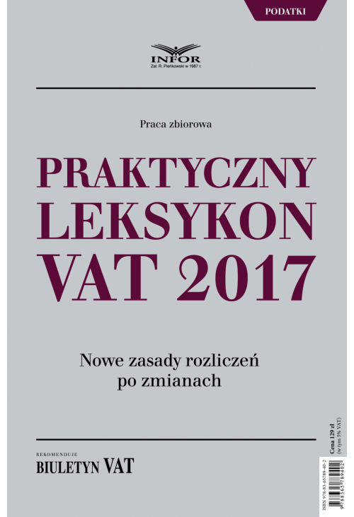 Praktyczny leksykon VAT 2017
