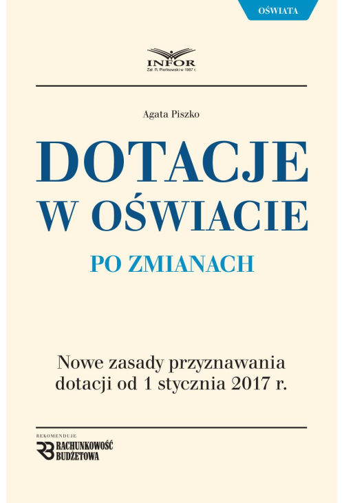 Dotacje w oświacie po zmianach