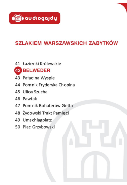 Belweder. Szlakiem...