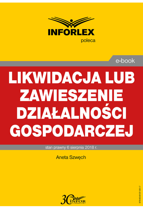 Likwidacja lub zawieszenie działalności gospodarczej