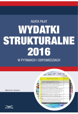Wydatki strukturalne 2016 w...