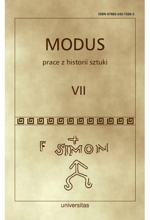 Modus. Prace z historii sztuki. Tom VII