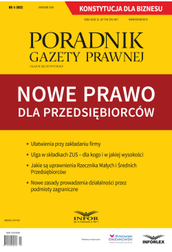 Nowe prawo dla przedsiębiorców