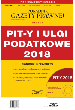PIT-Y i ulgi podatkowe 2018