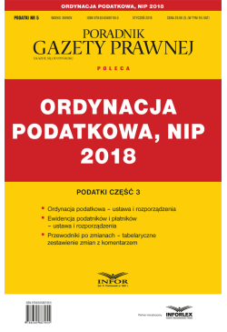Ordynacja podatkowa, NIP...