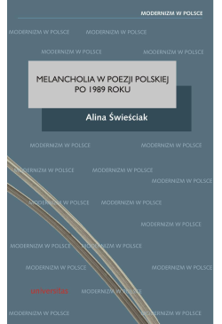 Melancholia w poezji...