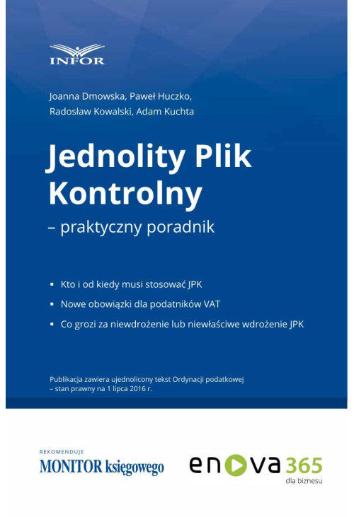 Jednolity plik kontrolny - praktyczny poradnik