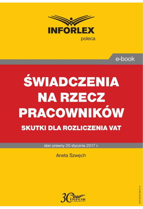 ŚWIADCZENIA NA RZECZ PRACOWNIKÓW  skutki dla rozliczenia VAT