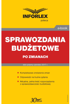 Sprawozdania budżetowe po...