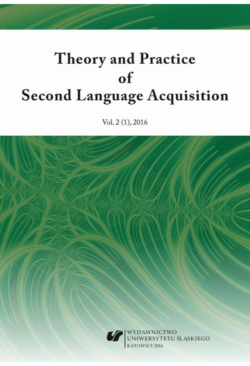 Theory and Practice of Second Language Acquisition 2016. Vol. 2 (1)