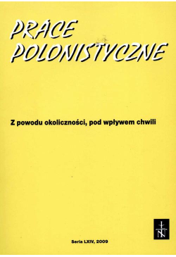 Prace Polonistyczne t. 64/2009