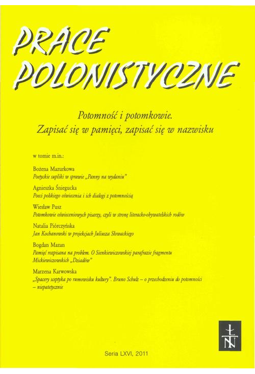 Prace Polonistyczne t. 66/2011