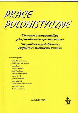 Prace Polonistyczne t. 71/2016