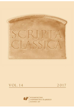 Scripta Classica 2017. Vol. 14