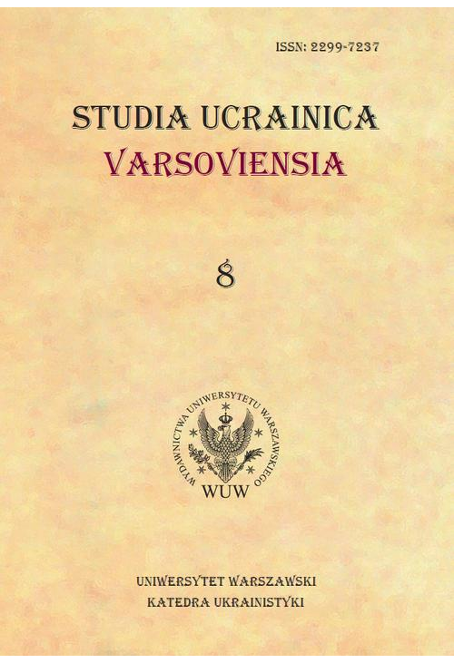 Studia Ucrainica Varsoviensia 2020/8