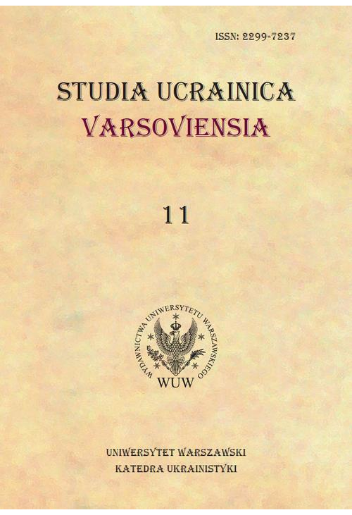Studia Ucrainica Varsoviensia 2023/11