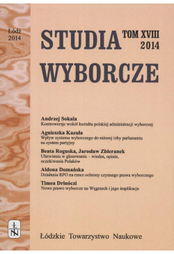 Studia Wyborcze t. 18