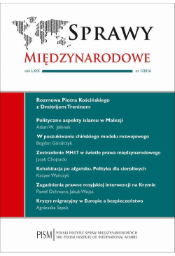 Sprawy Międzynarodowe 1/2016