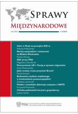 Sprawy Międzynarodowe 4/2016