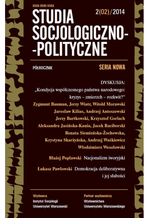 Studia Socjologiczno-Polityczne 2014/2 (2)
