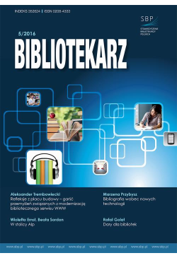 Bibliotekarz 5/2016